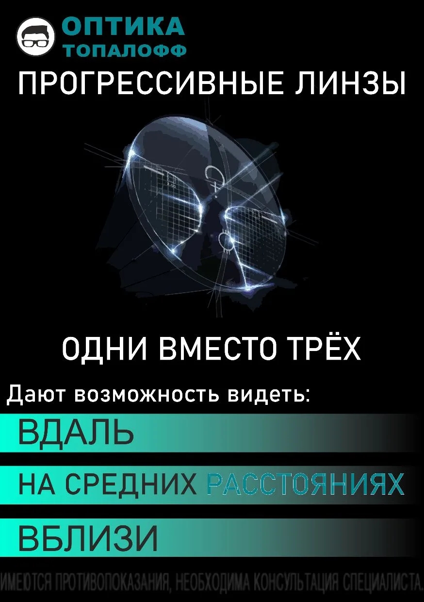Прогрессивные линзы